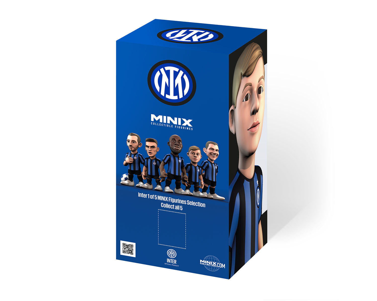 Minix - Football Stars #124 - Inter Milan - Barella 23 - Figurines PVC 12 cm