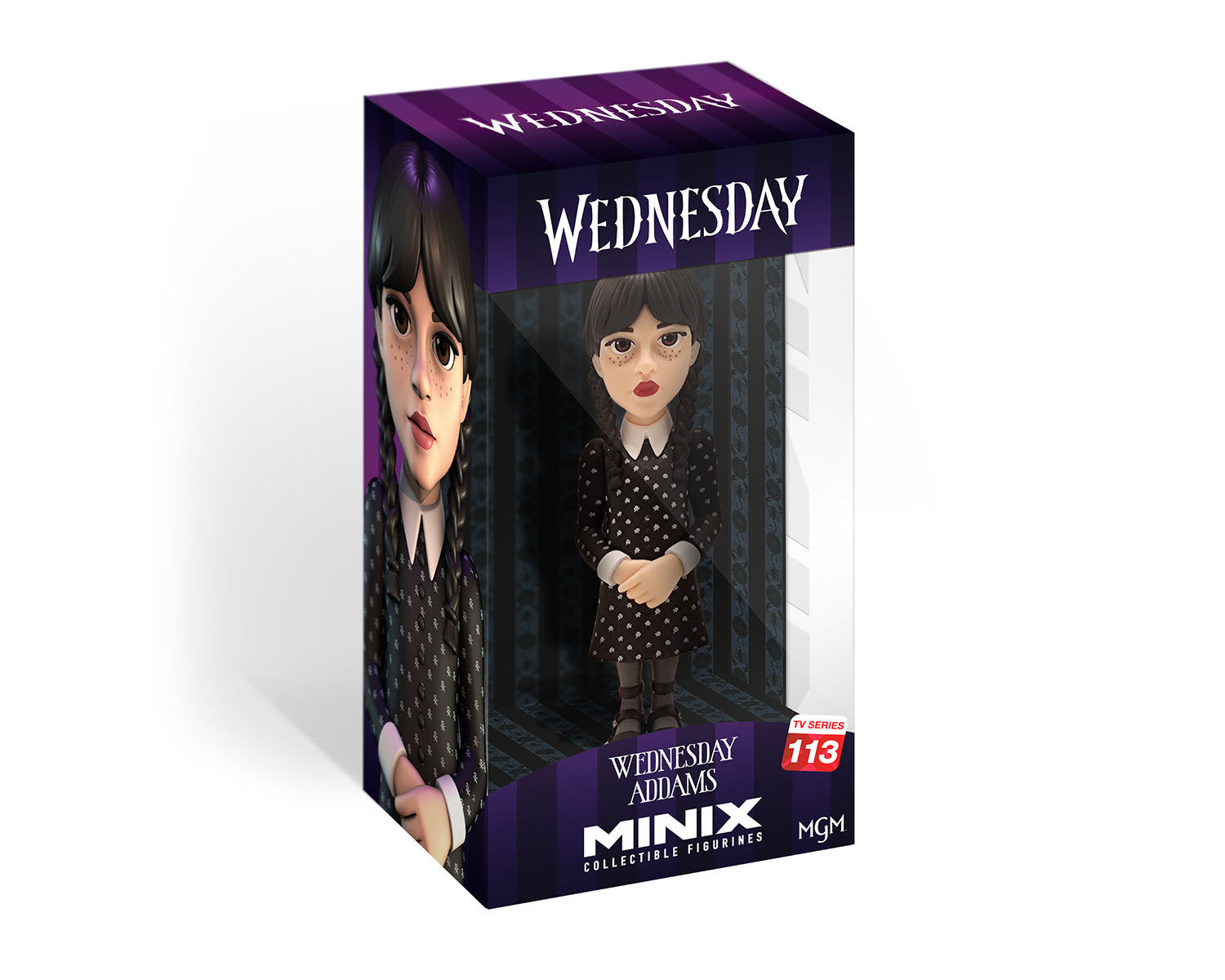 Minix - TV Series #113 - Wednesday - Mercredi Addams - Figurines PVC 12 cm