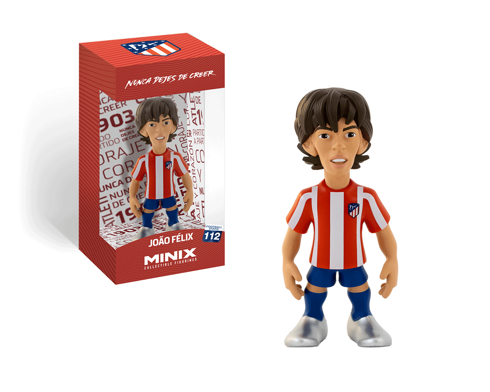 Minix - Football Stars #112 - Atletico Madrid - Joao Felix 7 - Figurines PVC 12 cm