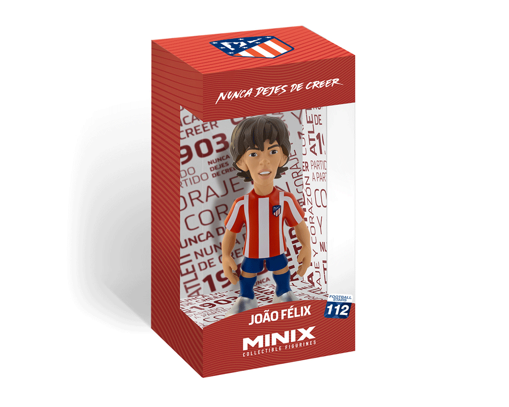 Minix - Football Stars #112 - Atletico Madrid - Joao Felix 7 - Figurines PVC 12 cm