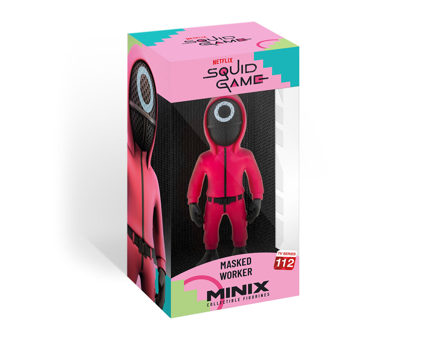 Minix - TV Series #112 - Squid Game - Masked Worker Circle Guard - Figurines PVC 12 cm