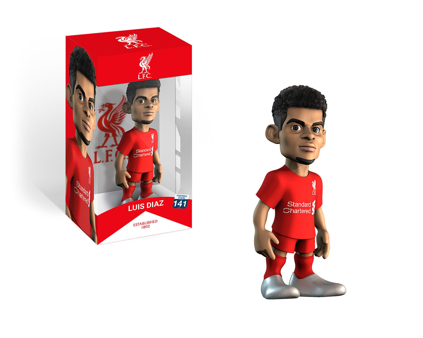 Minix - Football Stars #141 - Liverpool Football Club - Luis Díaz "23" - Figurine 12cm