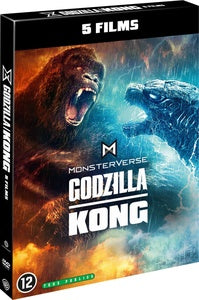 MonsterVerse - Godzilla/Kong - 5 films : Godzilla + Godzilla : Roi des monstres + Kong : Skull Island + Godzilla vs Kong + Godzilla x Kong : Le Nouvel Empire [DVD]