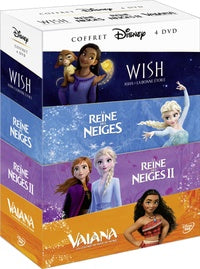 Wish - Asha et la Bonne Étoile + Vaiana, la légende du bout du monde + La Reine des neiges + La Reine des neiges 2 [DVD]