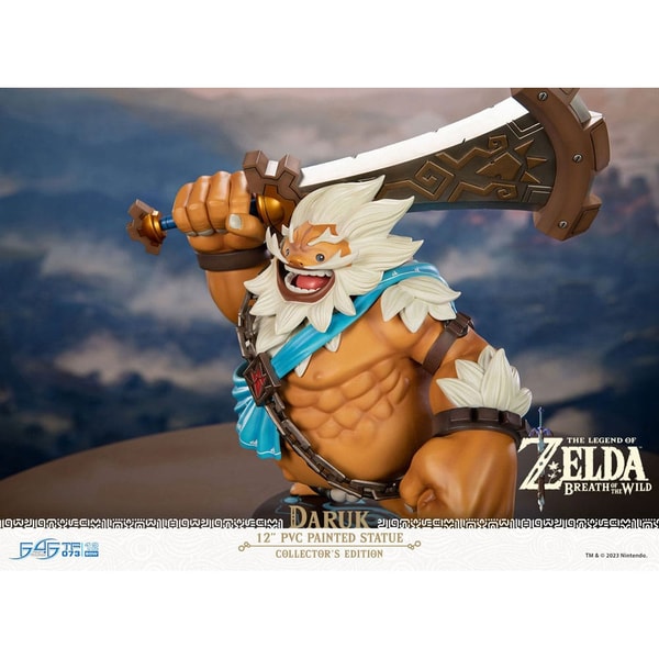 First 4 Figures - The Legend of Zelda : Breath of the Wild - Daruk Statue Edition Collector 29cm - flash vidéo