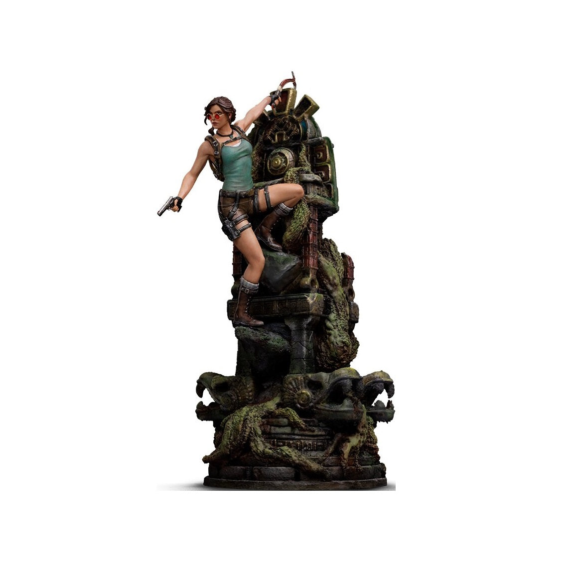 Iron Studios - Deluxe Art Scale 1/10 - Tomb Raider - Lara Croft Statue 36cm - flash vidéo