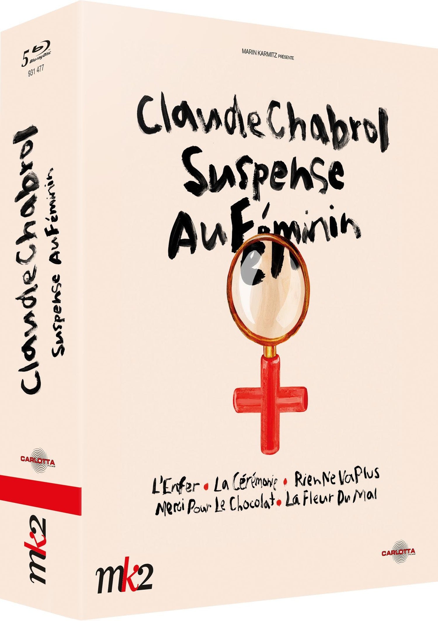 Coffret Claude Chabrol - Suspense au féminin : L'Enfer + La Cérémonie + Rien ne va plus + Merci pour le chocolat + La Fleur du mal [Blu-ray]