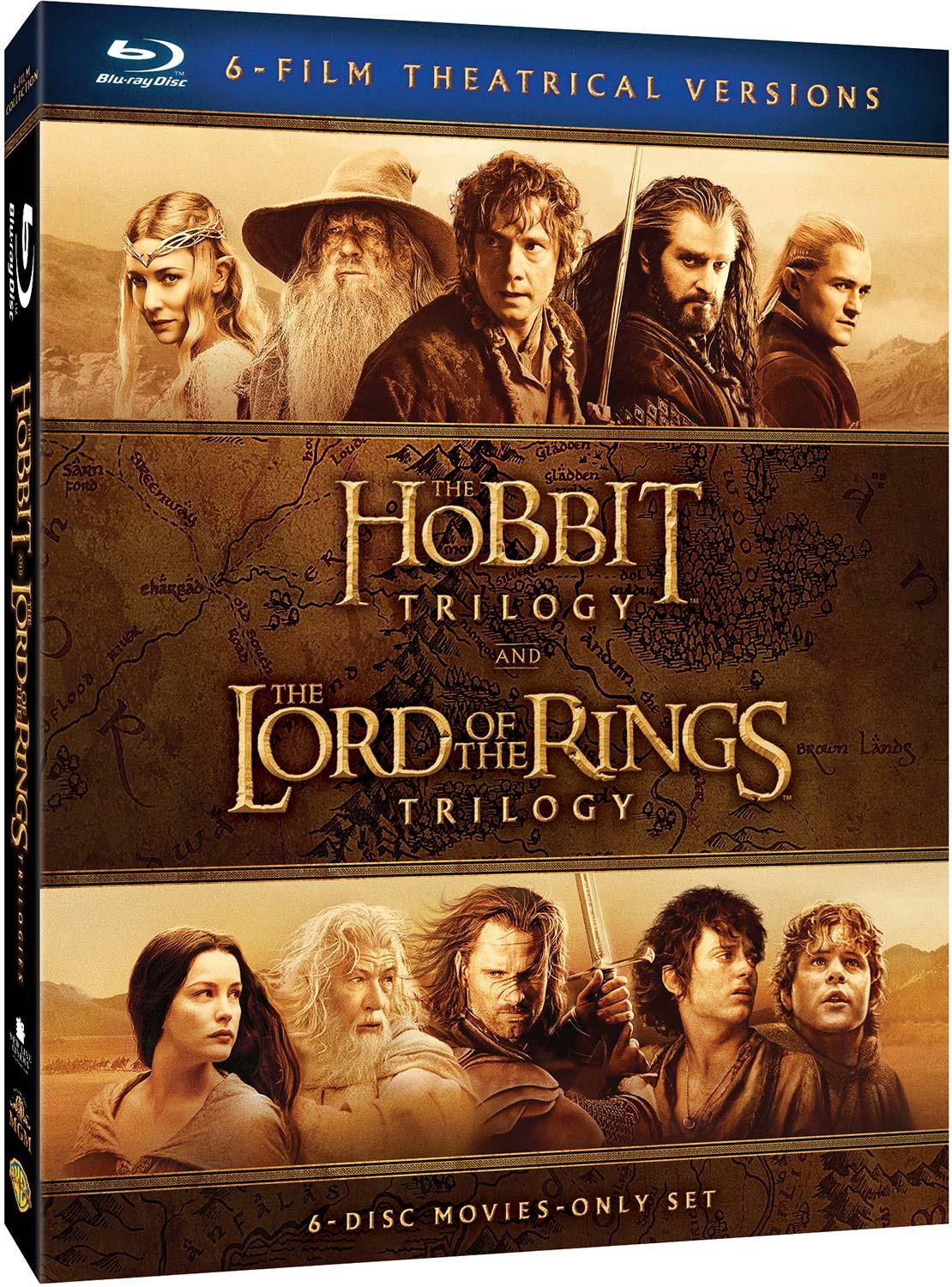 Le Hobbit et Le Seigneur des Anneaux, les trilogies [Blu-ray]