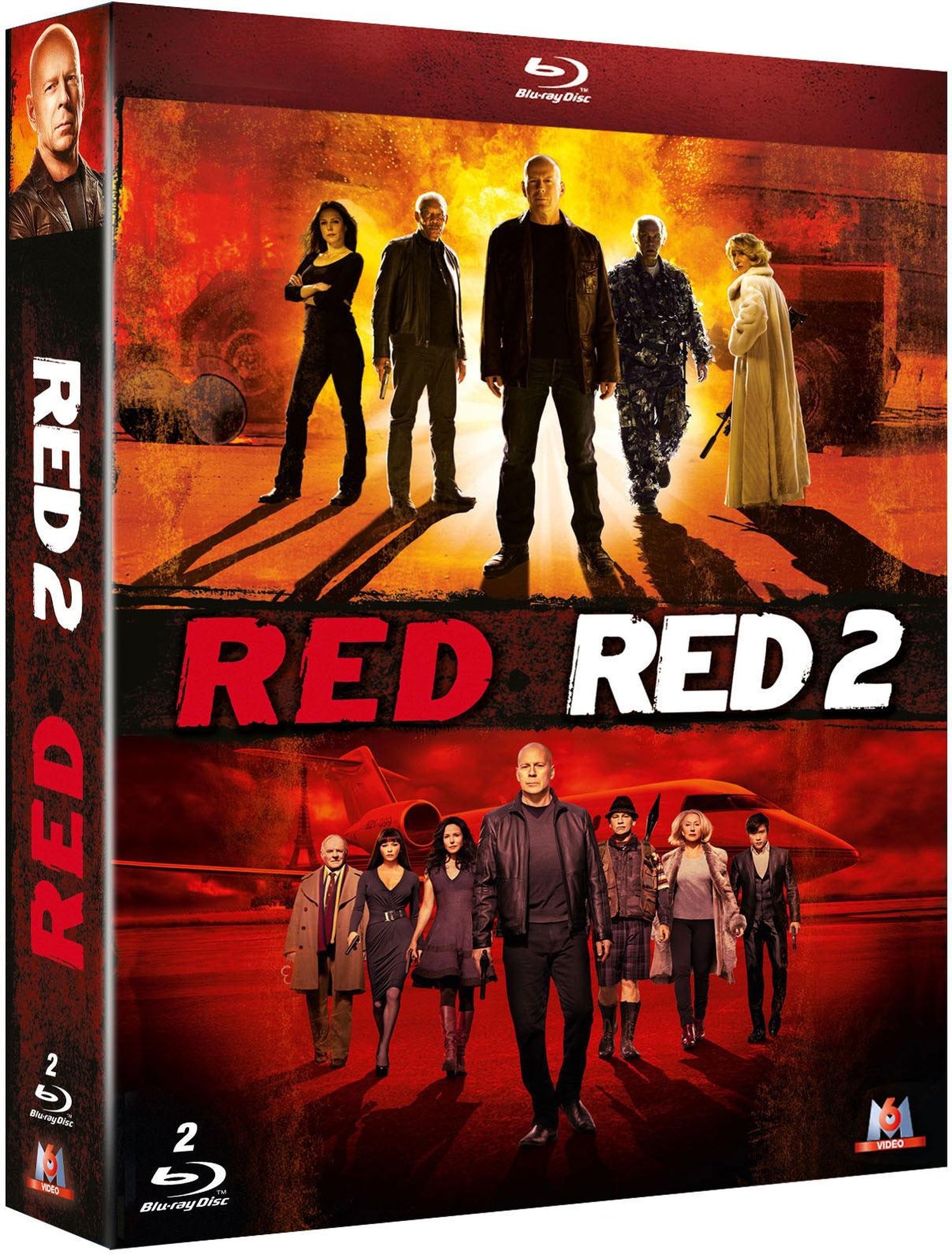 RED + RED 2 [Blu-ray]