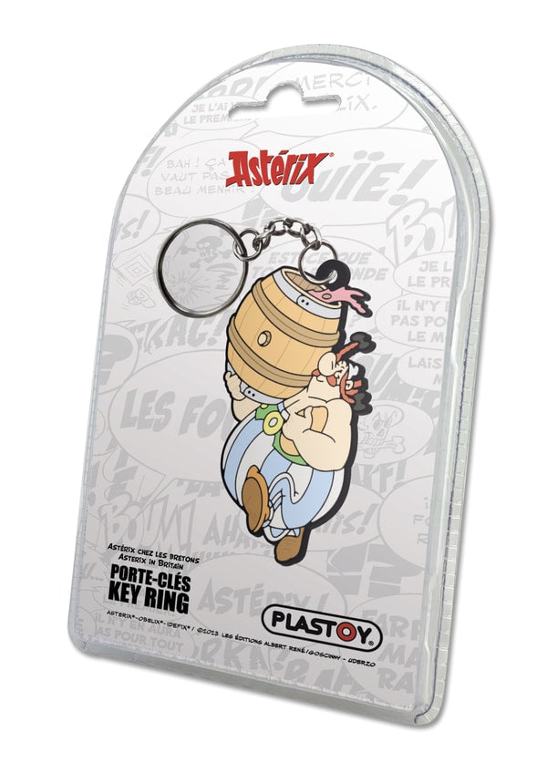 Plastoy - Astérix - Porte-clés en gomme Astérix chez les Bretons