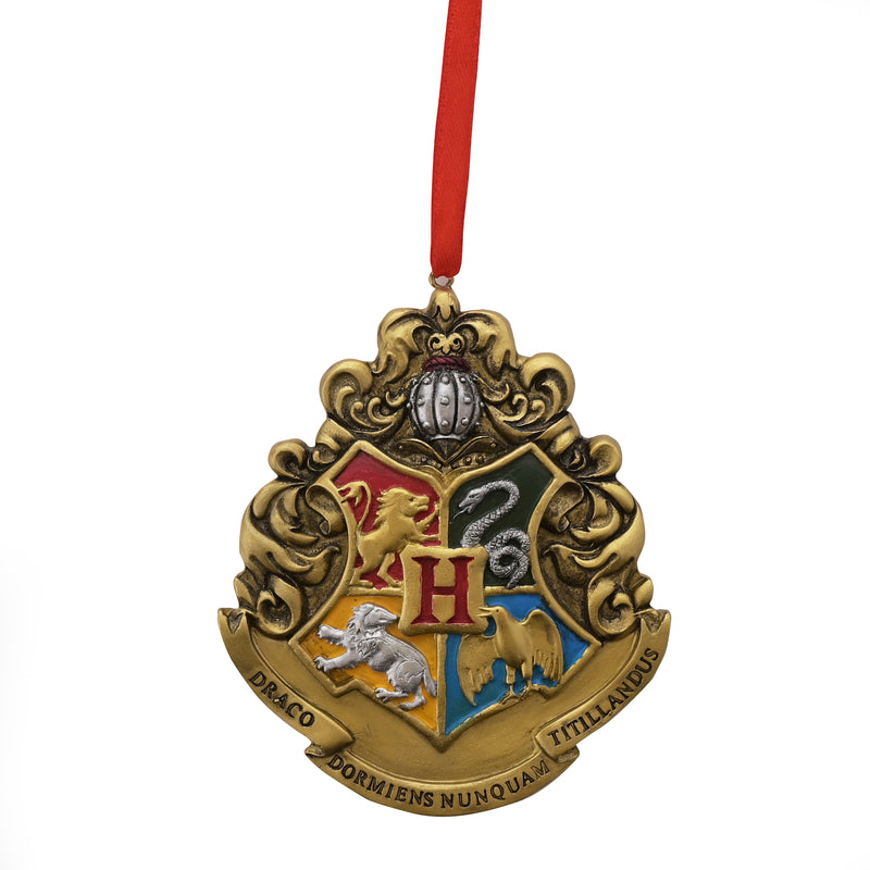 Harry Potter - Décoration Suspendue en Résine - Emblème Poudlard