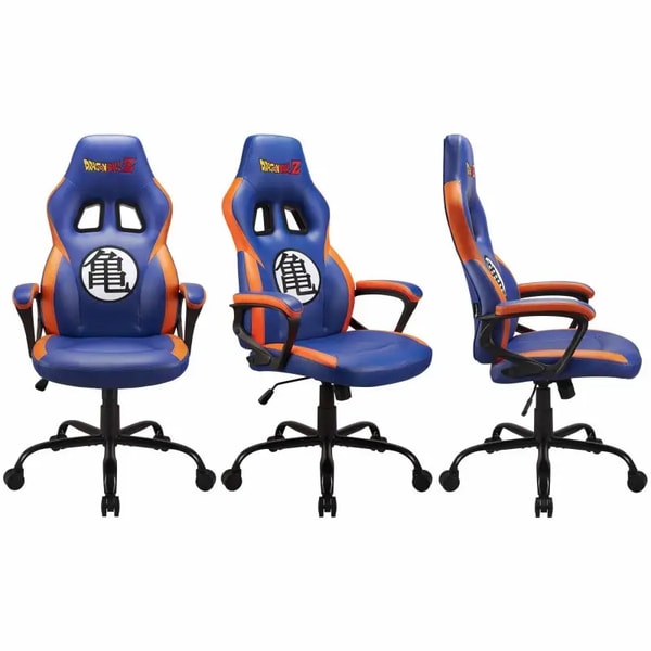 Subsonic - Dragon Ball Z - Chaise Gaming Bleu et Orange - flash vidéo