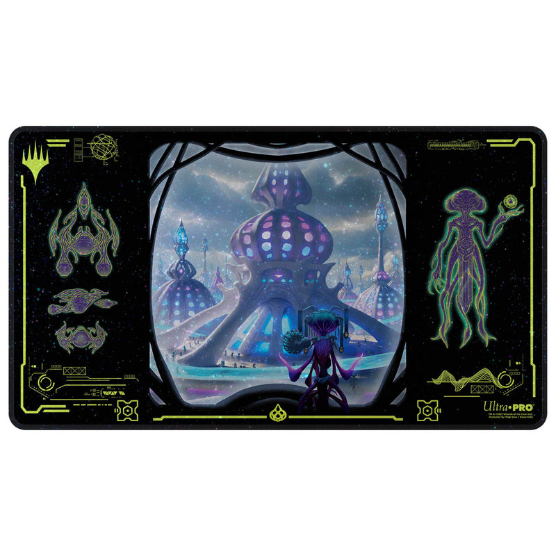 Ultra Pro - Magic: The Gathering - Aux Portes des Éternités - Tapis de jeu Holofoil Uthros, Noyau Divin Titanesque