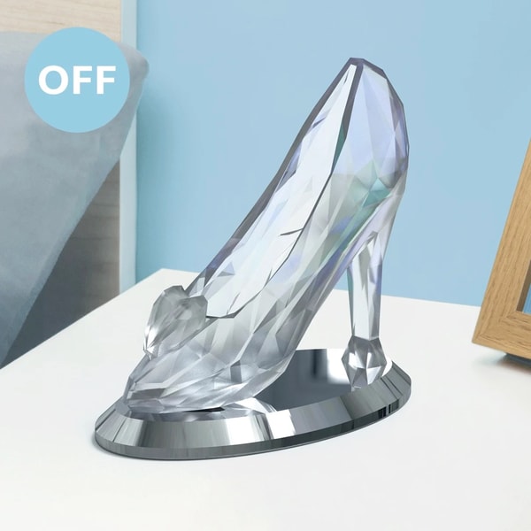 Cendrillon - Lampe Pantoufle de verre