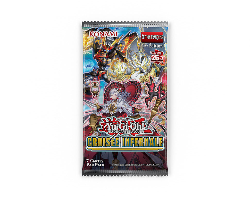 Yu-Gi-Oh! JCC - Display de Pack de Booster Croisée Infernale (24 Boosters) - flash vidéo