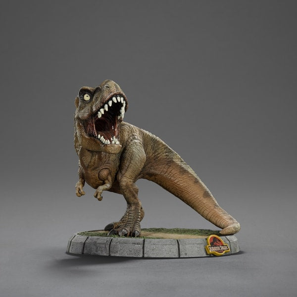 Iron Studios - MiniCo - Jurassic Park - T-Rex Regular Statue 15cm - flash vidéo