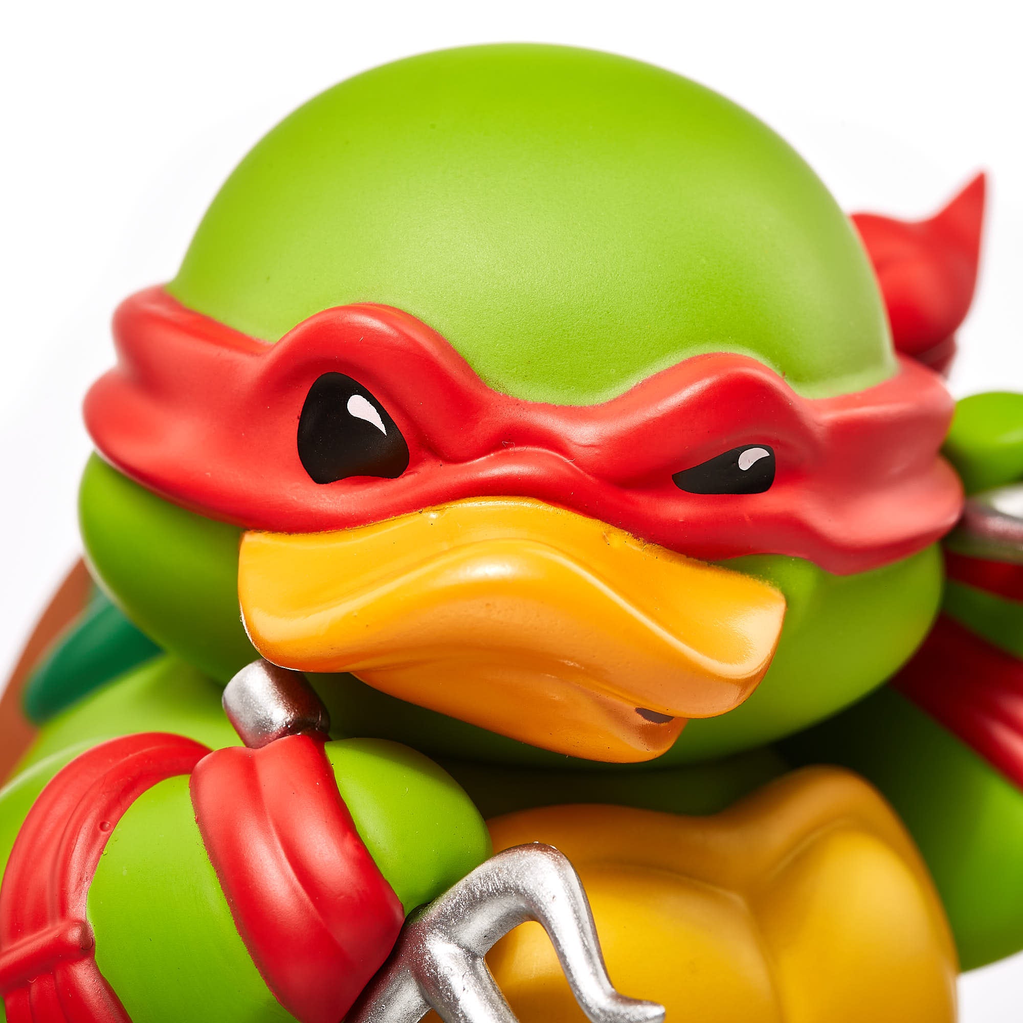 Numskull - Mini TUBBZ Canard de bain - Tortues Ninja - Raphael (Édition baignoire) - 8cm - flash vidéo