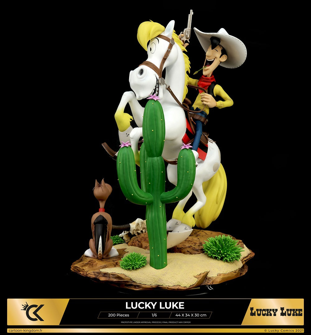 Cartoon Kingdom - 1:6 Statues - Lucky Luke Statue 44cm - flash vidéo