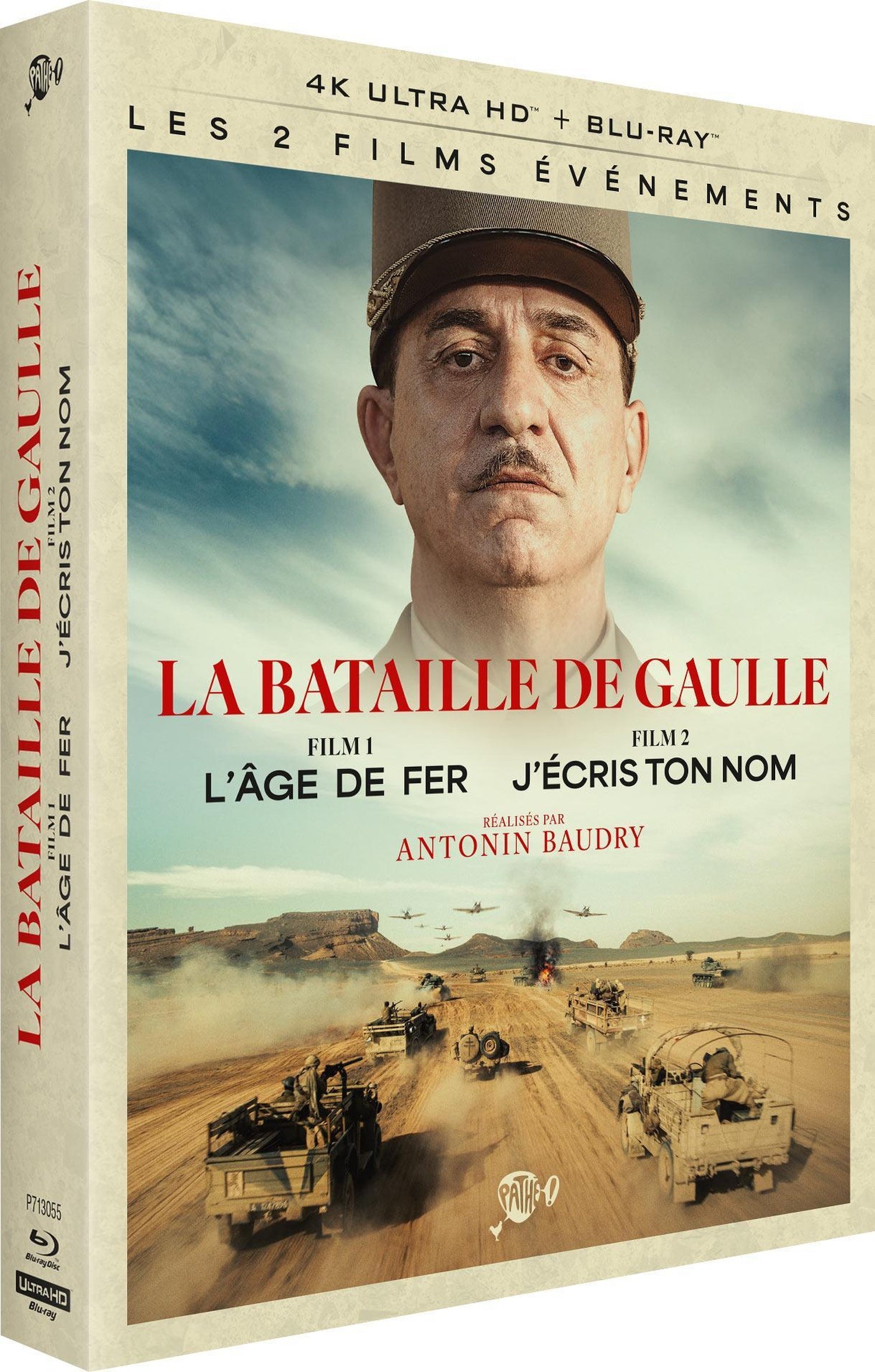 La Bataille de Gaulle - Les 2 films : J'écris ton nom + L'Âge de fer [4K Ultra HD]