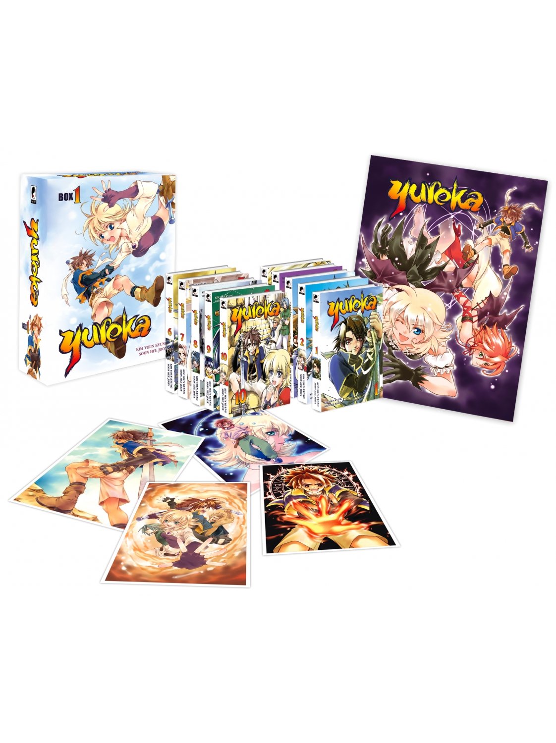 Yureka - Partie 1 (tomes 1 à 10) - Coffret 10 mangas Collector Limité