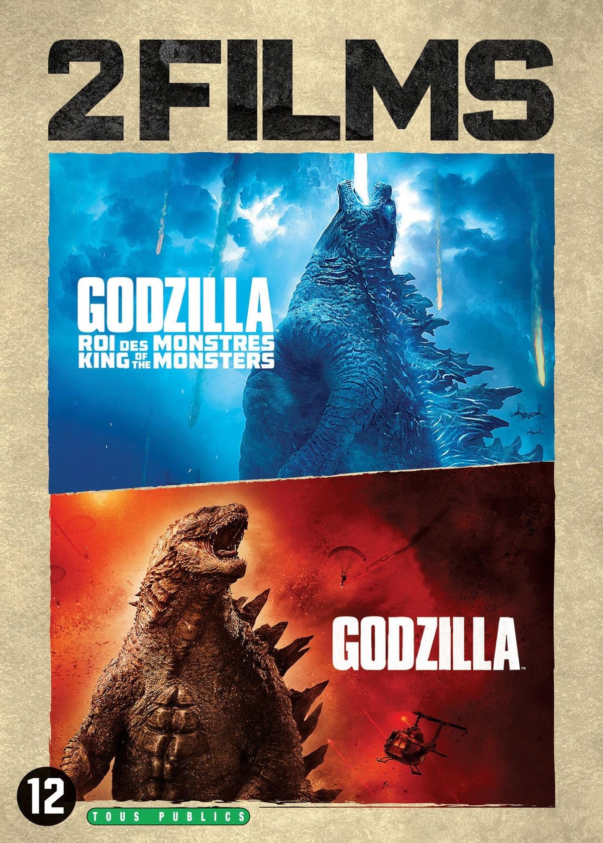 Godzilla + Godzilla : roi des monstres [DVD]