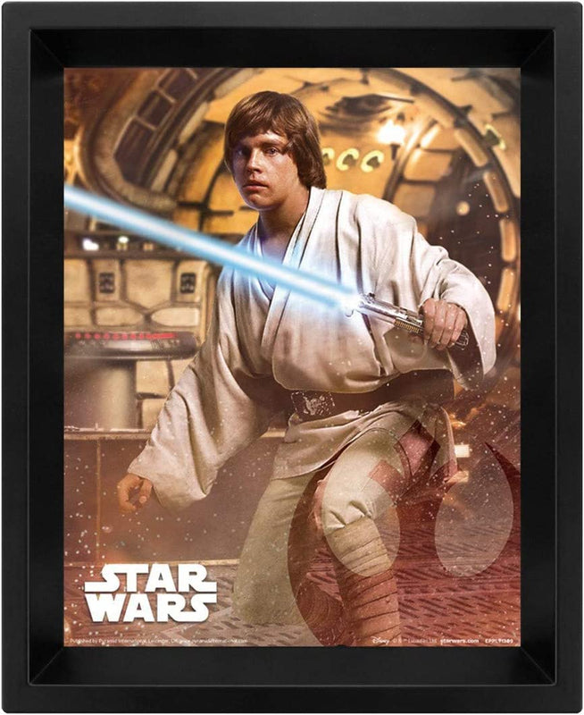 Star Wars - Vador Vs Skywalker Affiche lenticulaire 3D 28,7 x 23,5cm