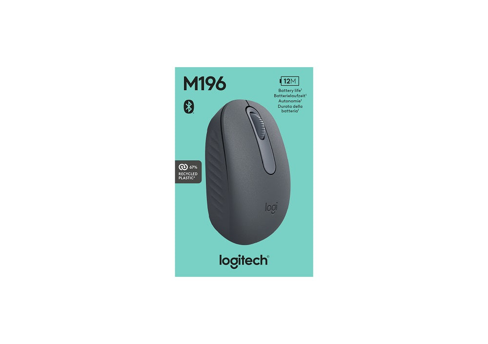 Logitech - Souris sans fil M196 - Graphite - 3 Boutons 1000 dpi