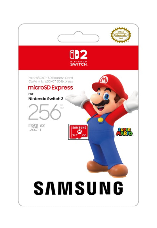 Samsung - Carte microSD Express pour Nintendo Switch 2 256 Go