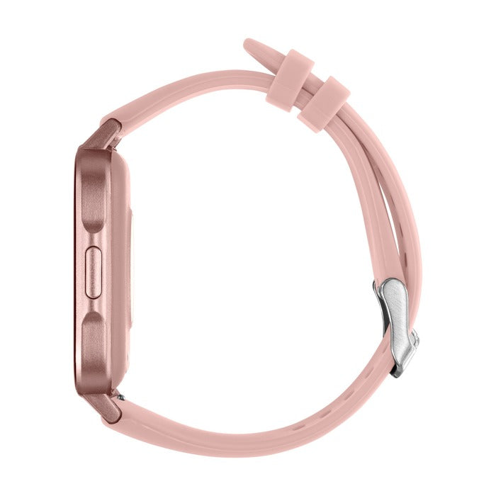 Abyx Fit - Ozone Lite - Montre connectée - Poudre de rose - flash vidéo