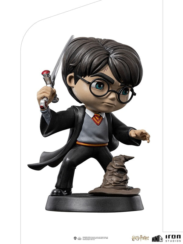 Iron Studios - MiniCo - Harry Potter and the Chamber of Secrets - Harry Potter with Sword of Gryffindor Statue 15cm - flash vidéo
