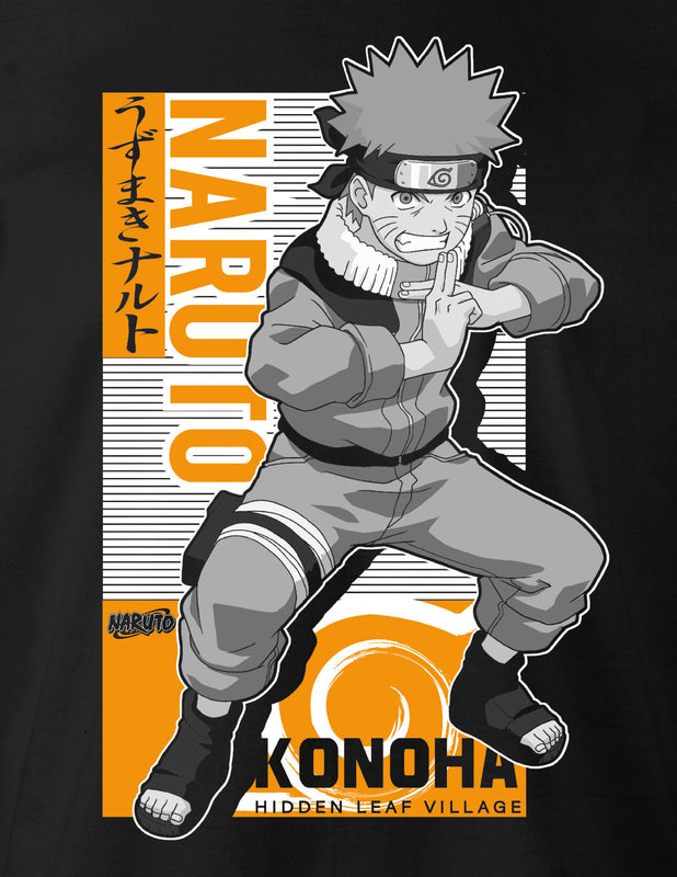 Naruto - T-shirt Noir Multi-clonage - M