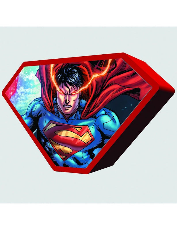 DC Comics - Puzzle lenticulaire Superman avec boîte en métal 3D 300 pcs 46x31 cm