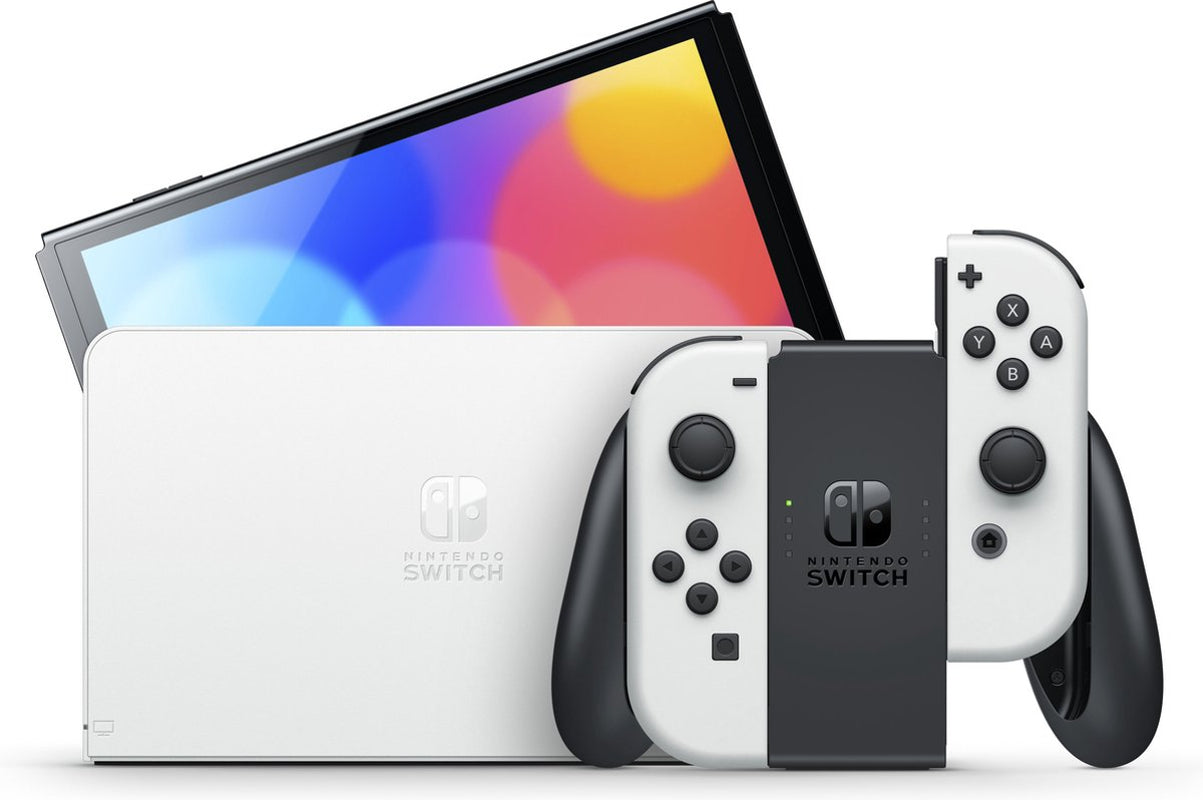 Nintendo Switch OLED Model with Docking & Joy-Con Pair White