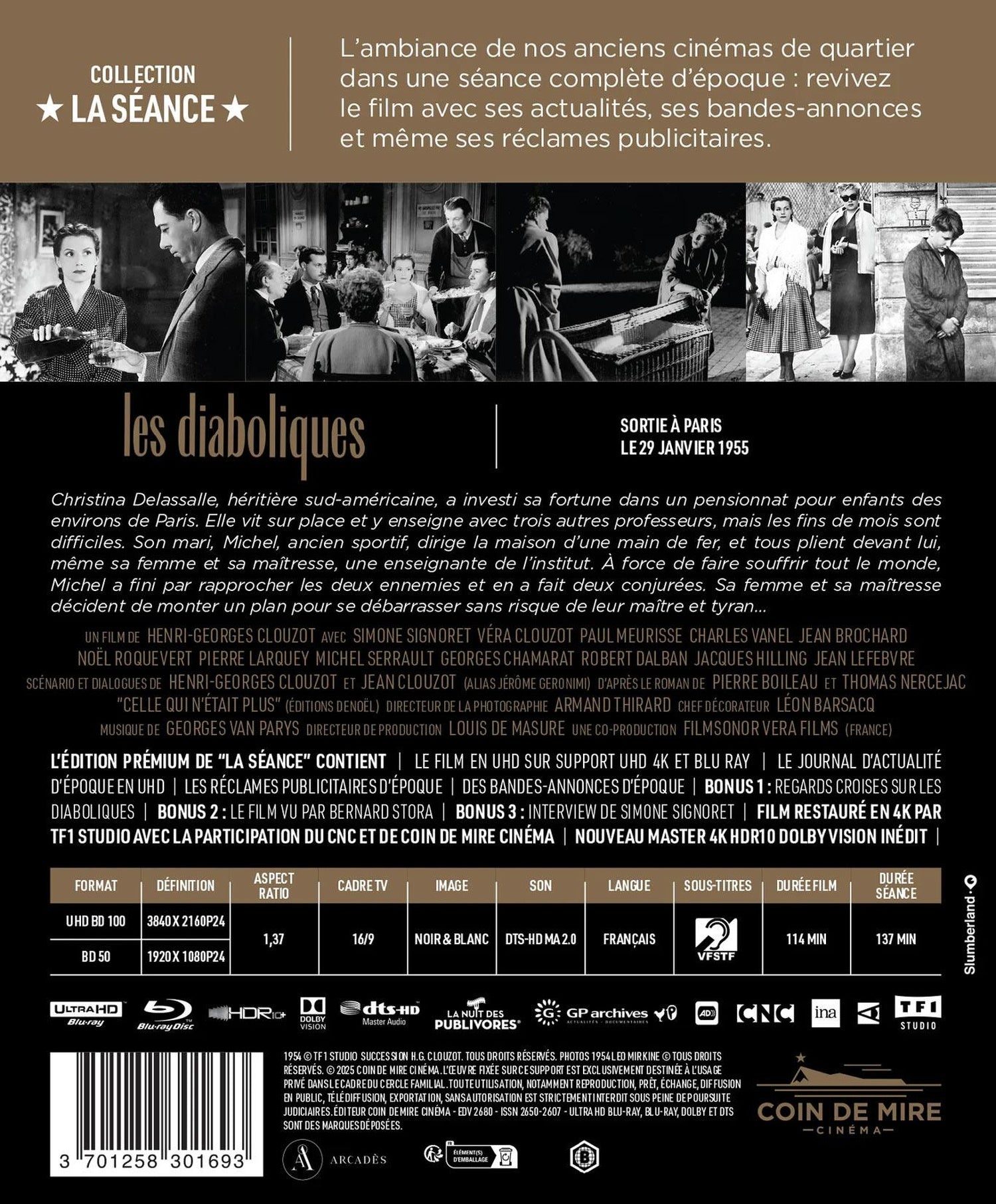 Les Diaboliques [4K Ultra HD]