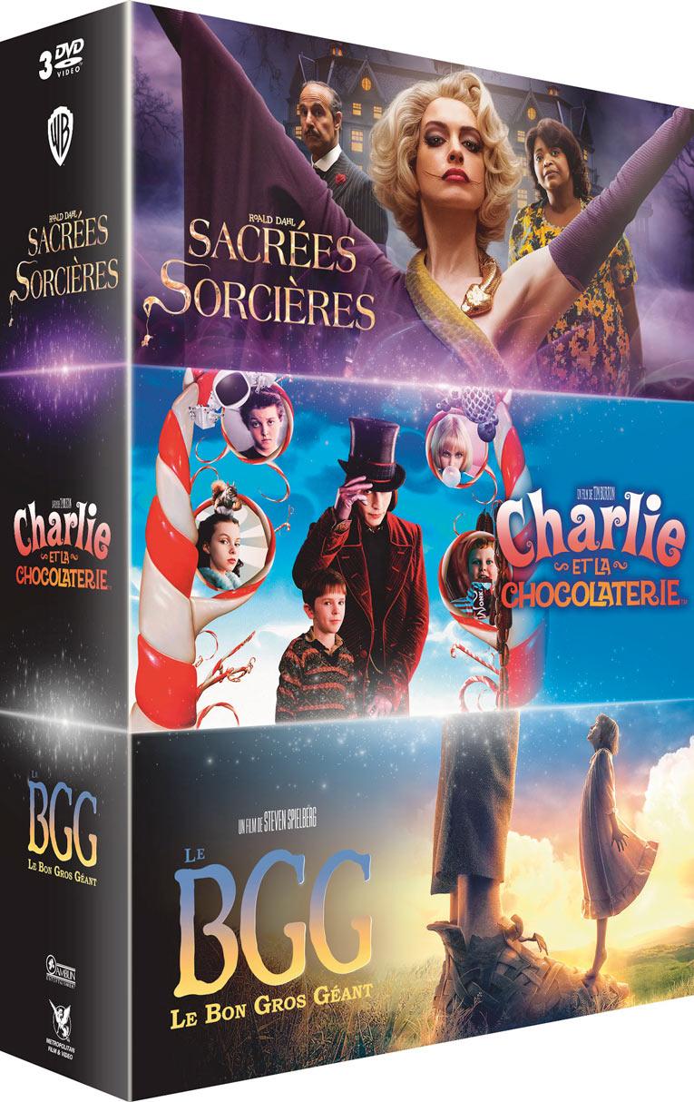 Sacrées sorcières + Charlie et la chocolaterie + Le Bon Gros Géant [DVD]