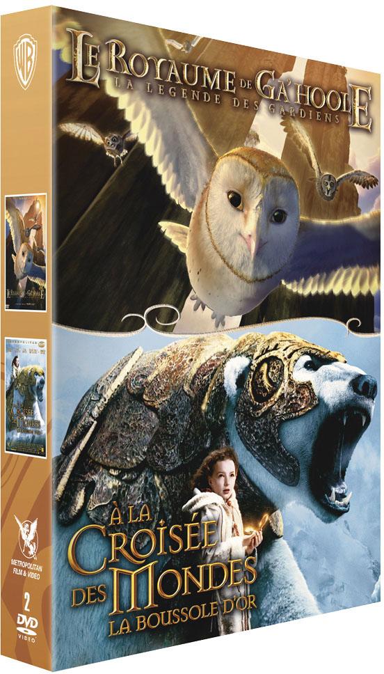 Le Royaume de Ga'Hoole - La légende des gardiens + À la croisée des mondes - La boussole d'or [DVD]