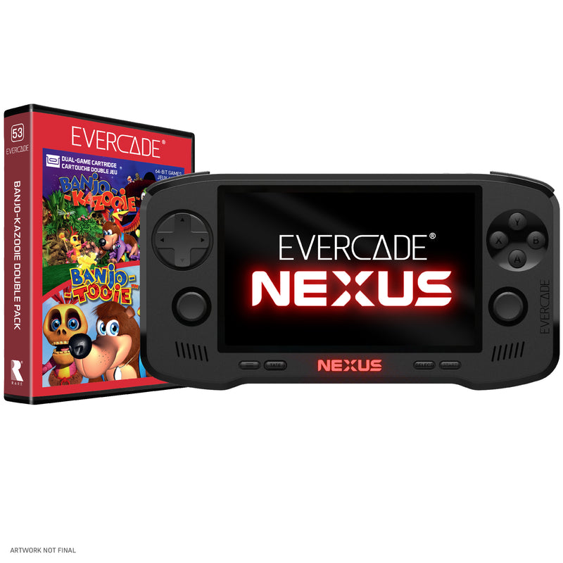 Evercade Nexus Cartridge Retro Handheld Console - BANJO-KAZOOIE Double Pack Edition