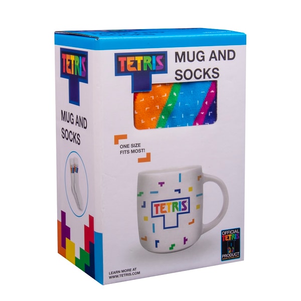 Tetris - Coffret mug et chaussettes - flash vidéo