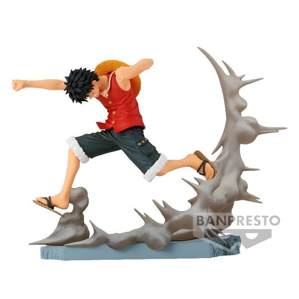 One Piece - Senkozekkei - Monkey D. Luffy Statue 8cm - flash vidéo