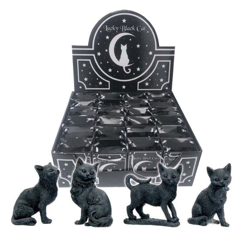 Lucky Black Cats Figure 9cm (Display of 24)