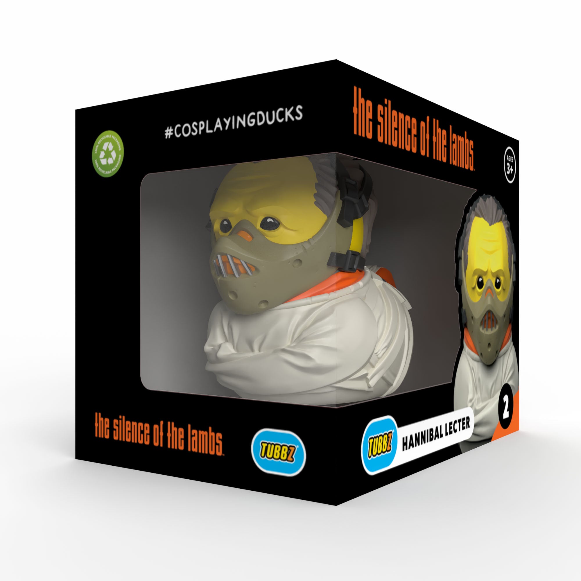 Numskull - Best of TUBBZ Boîte Canard de bain - Le Silence des agneaux - Hannibal Lecter - 9cm