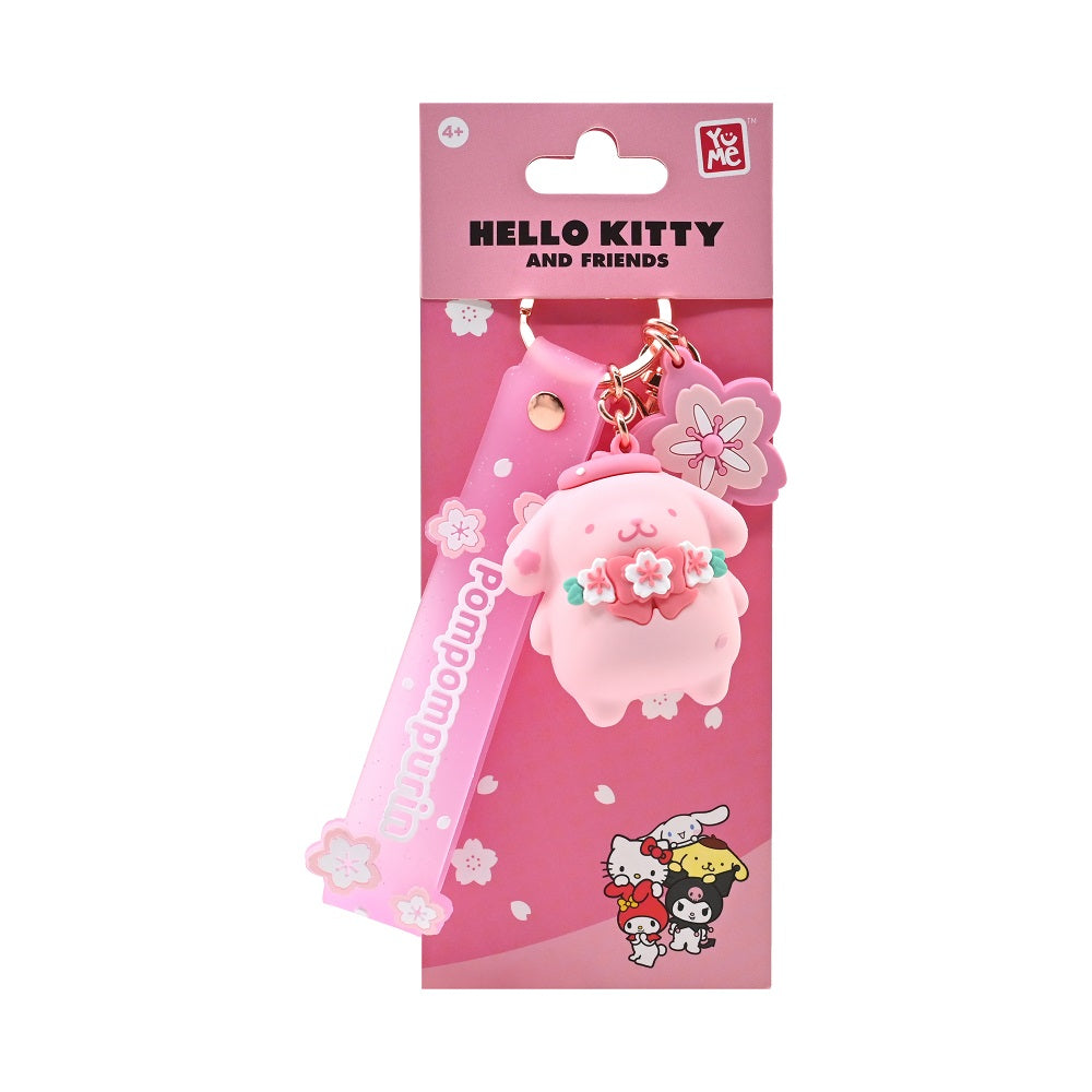 YuMe - Hello Kitty et ses amis - Porte-clés avec dragonne Sakura Serie (12 units) - flash vidéo
