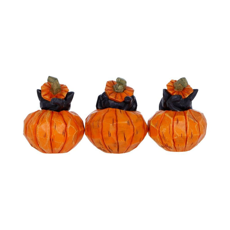Nemesis Now - "Three Wise Pumpkin Patch" Statue 7.7cm