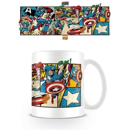 Marvel Comics - Captain America - Mug Captain America Panels 315ml - flash vidéo