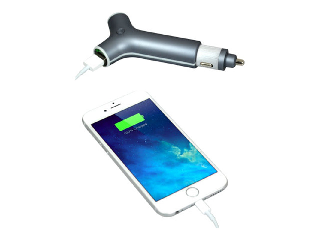 Port Designs Car Charger Power Bank  USB
