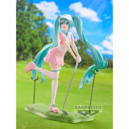 Hatsune Miku - Holiday Memories - GOLF Statue 20cm - flash vidéo