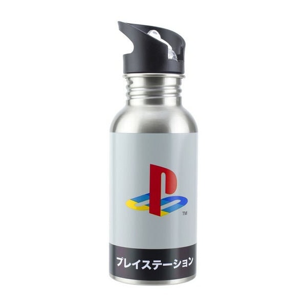 PlayStation - Bouteille d'eau en métal avec paille PlayStation Héritage 500ml