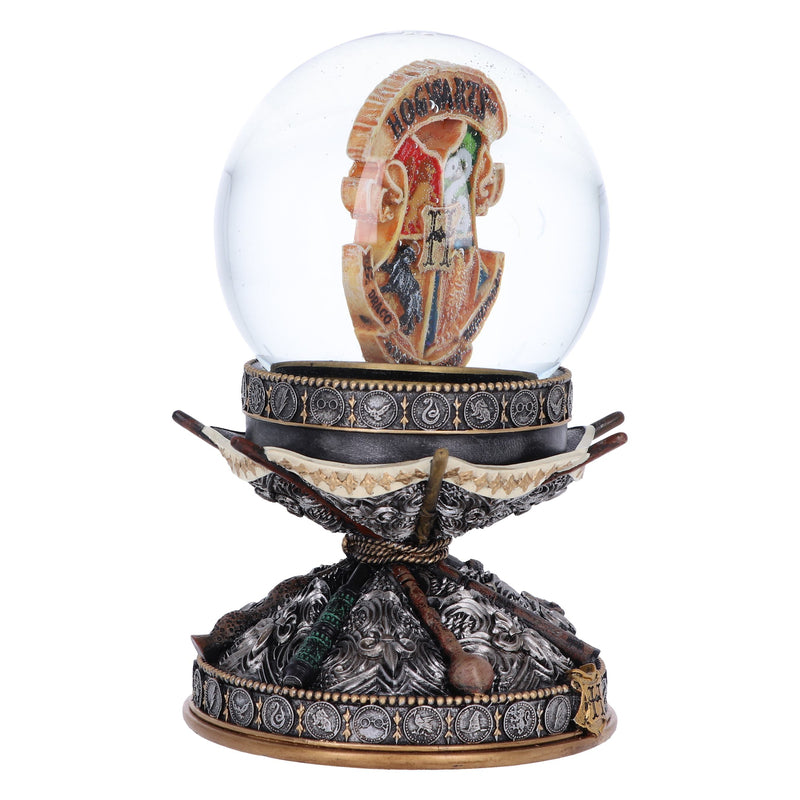 Harry Potter - Boule à Neige Blason de Poudlard et Baguettes 16.5cm
