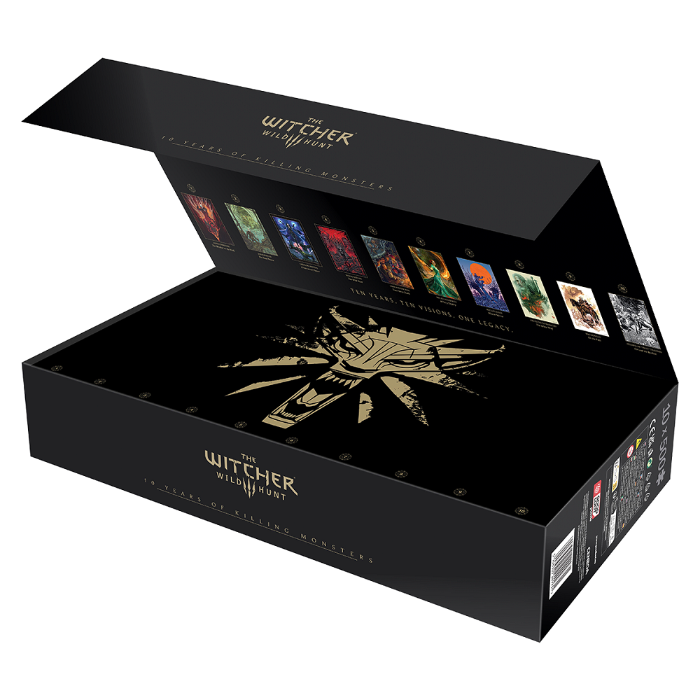 Good Loot - The Witcher 3: Wild Hunt - Puzzle "10 Years of Killing Monsters" 10 x 500pcs