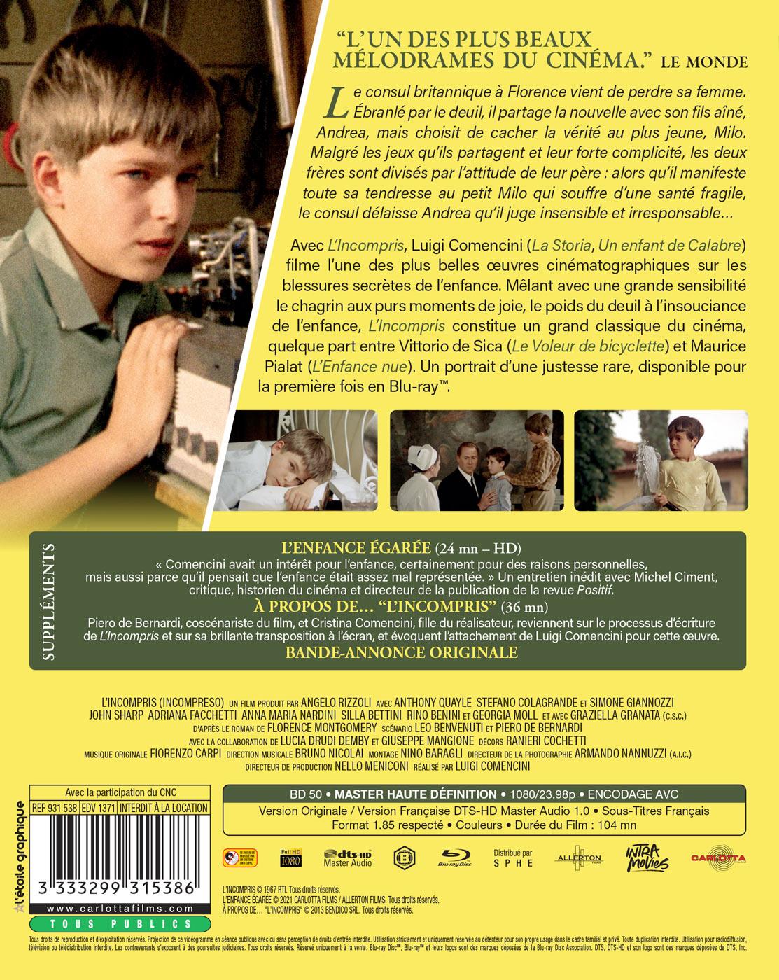 L'Incompris [Blu-ray]